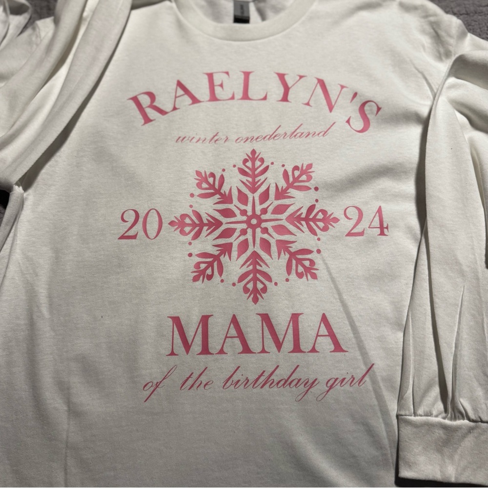 MAMA WINTER ONEDERLAND CUSTOMIZED SHIRT NEW